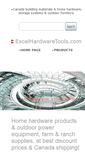 Mobile Screenshot of excelhardwaretools.com